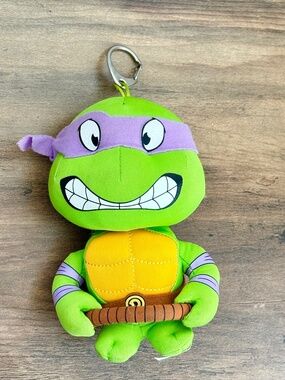 Teenage Mutant Ninja Turtles Donatello Plush Doll Key Backpack Clip Toy 2014 Toy